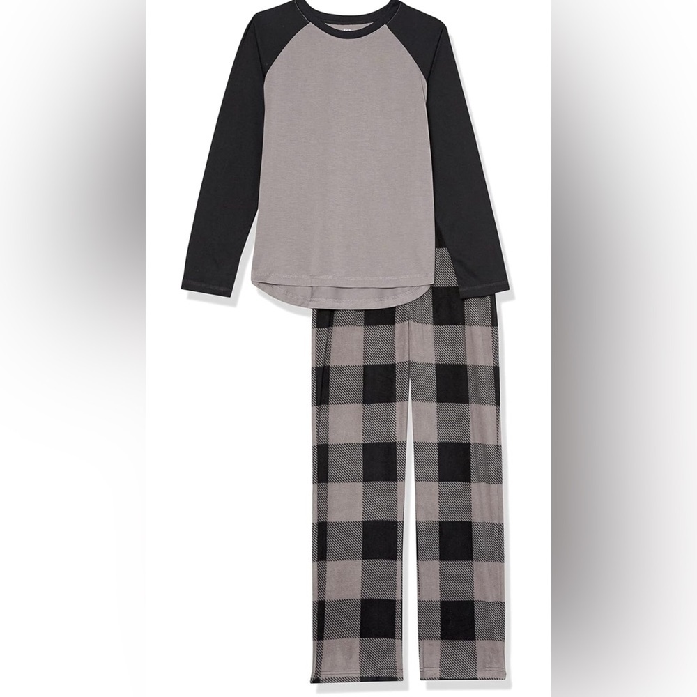 Pajama Set GAP boys Flannel | Color Black and Gray | size 4 Boys | G3